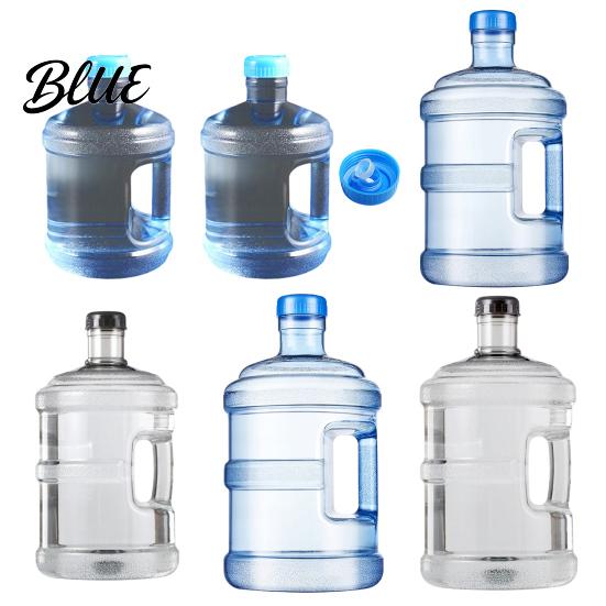 Refillable Water Cooler Container Jug with Handle And Cap Reusable Large Capacity Dispensers Sealed Twist Off Cap Food Grade Plastic Transparent
