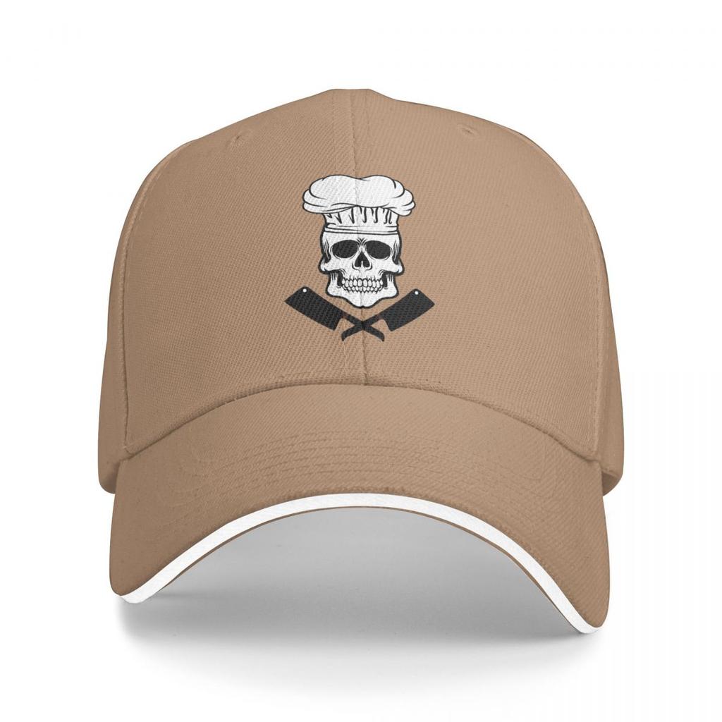 Unisex Baseball Hats Chef Skeleton Kitchen Knives Outdoor Streetwear Summer Sports Baseball Caps Hip Hop Cap Casquette Hats