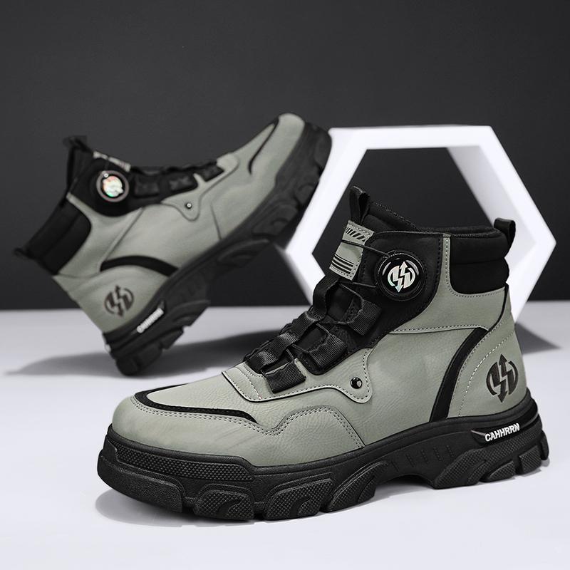 Fashion CYYTL Boots Winter Mens Shoes Casual Cowboy Combat Tactical Motorcycle Chelsea Ankle Work Leather Outdoor Designer Luxury Hiking