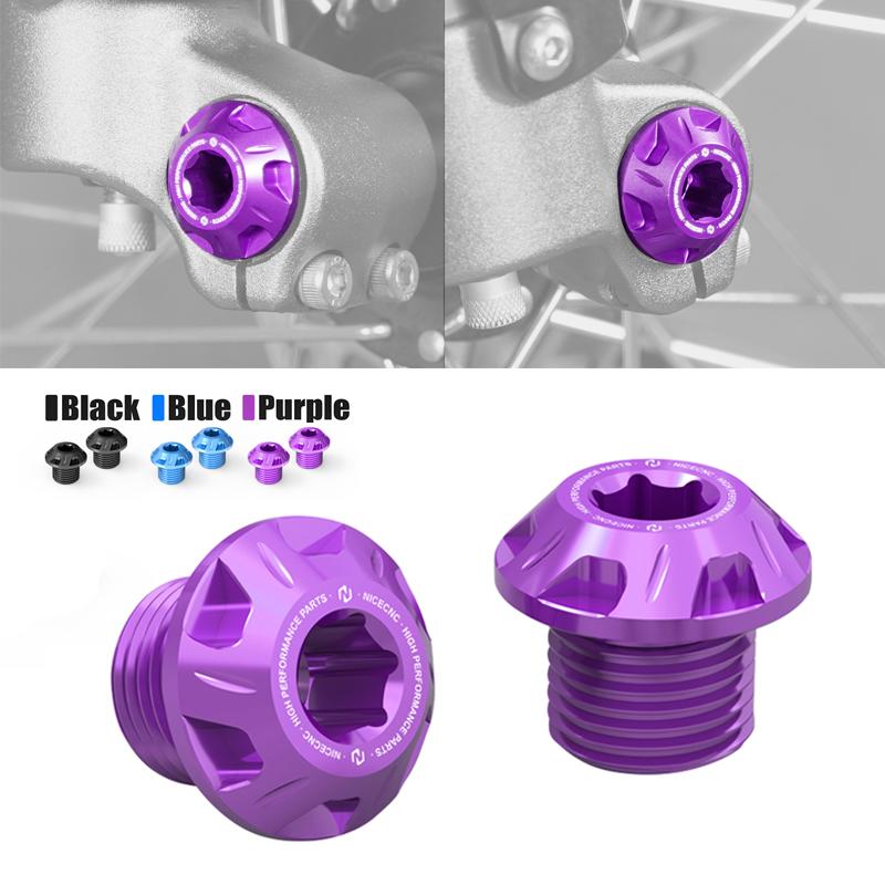 NICECNC Front Wheel Axle Bolt Nut For SUR-RON light bee X For Surron light bee S L1E For Segway X160 X260 Electric Dirt Bike