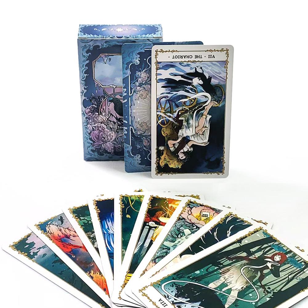 Hot-selling Tarot Cards English Version Mysterious Divination Card Game ,Holiday Party Cards Games For Family and Friends