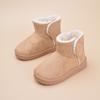 Warm baby snow boots plush children's short boots