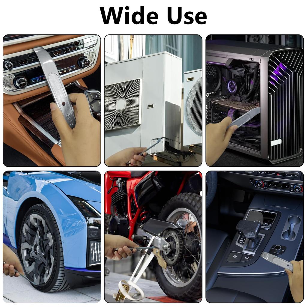 Car Trim Removal Tool Pry Bar Set High Strength Panel Removal Tool Auto Interior Disassembly Repair Tool Kit