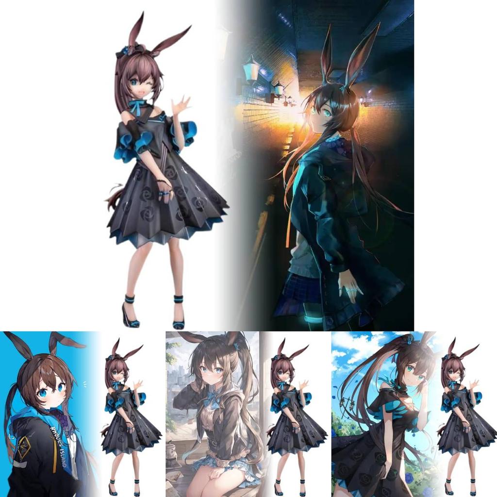 Exquisite Amiya Figure From Arknights Stunning Rabbit Girl Celebration Collectible Model