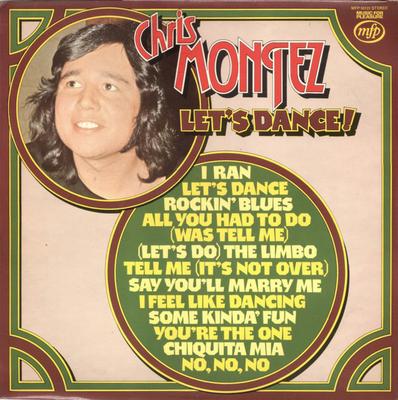 Виниловая пластинка CHRIS MONTEZ - Let's Dance MFP50122 Music For Pleas UK Rock Б/у