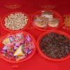 ZISIZ Disposable Red Plastic Plates