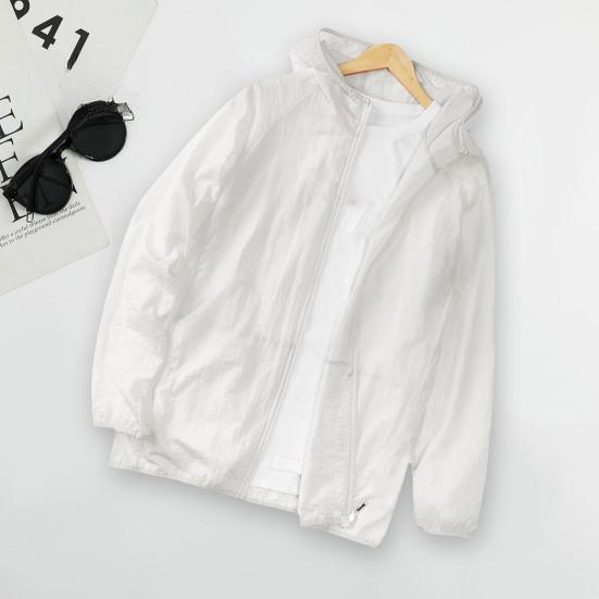 3XL Leichte Kapuzenjacke für Sommer-Outdoor-Sport und Angeln