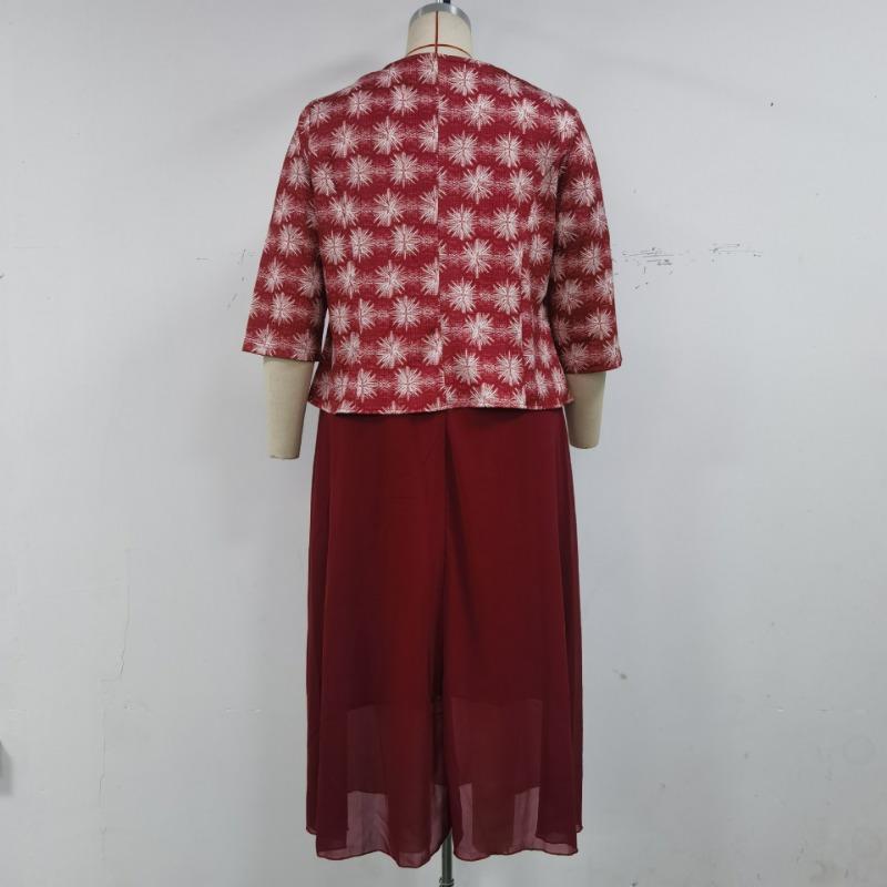 Женская одежда больших размеров – модный костюм-двойка с модным внешним видом 6XL чёрный — фото 11