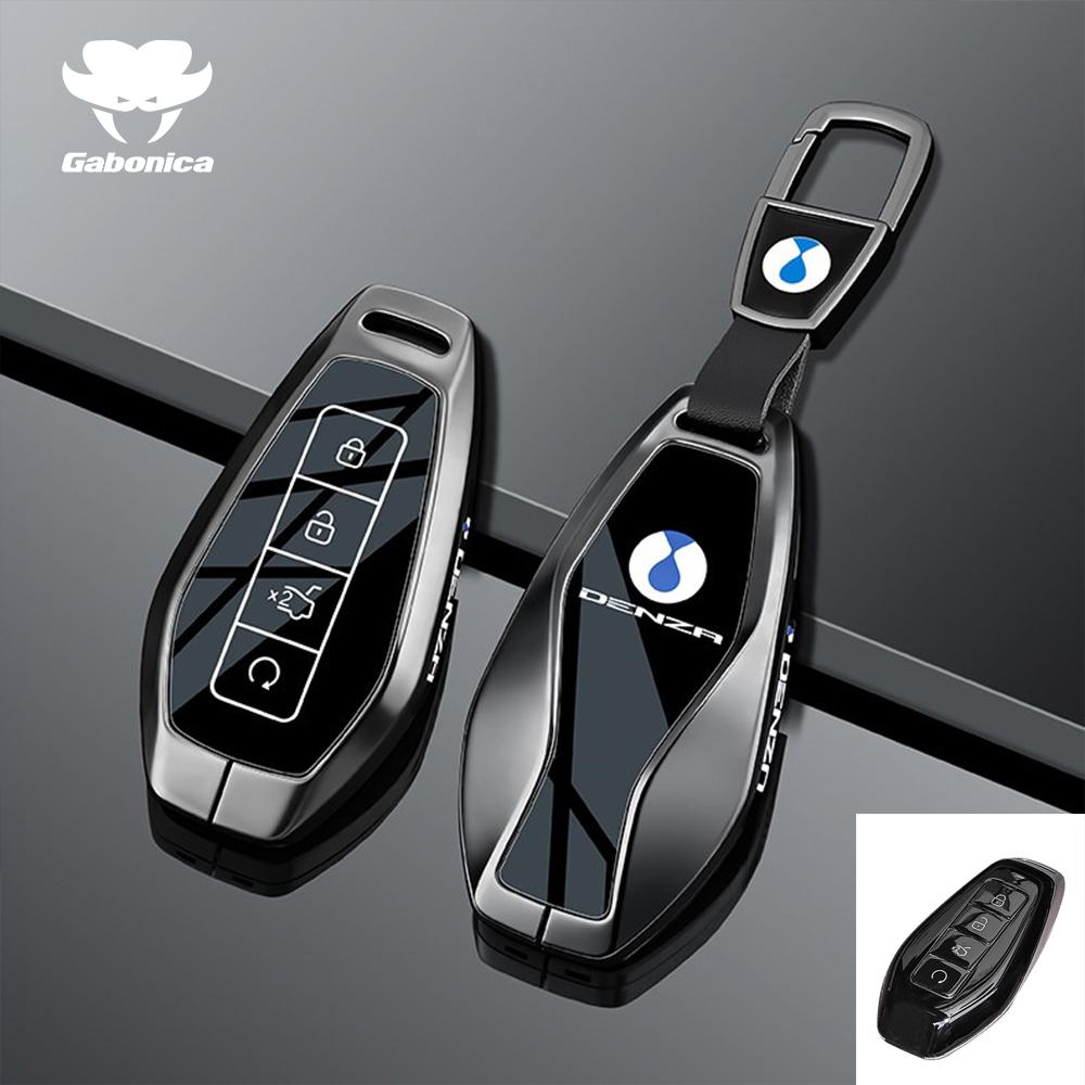 Premium Zinc Alloy Key Fob Cover Case For Denza N9 D9 + B5 B8 Auto Interior Protection Shell Housing Holder Fob Accessories