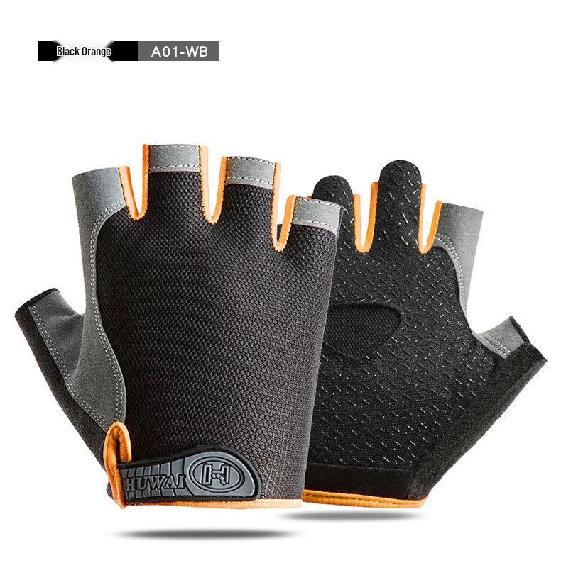 Unisex Half-Vinger Fiets Handschoenen - Antislip, Schokabsorberend, Ademend Mesh voor Sport, Fitness, Klimmen en Rijden