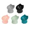 Cat Bowl with Long Ears and High Feet Bowl with Cat and Dog Neck Protection and Anti-overturning Plastic Raised Pet Bowl