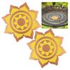 Copper Birds Bath Purification Disk 0.6mm 99.99% Pure Copper Cleaning Disk for Outdoor Birdbath Bowl Garden Fountain
