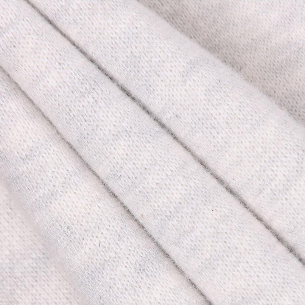 Fear of God Essentials SS21 Pullover Mock Neck Fleece Sweatshirt Unisex Tops Light-Heather-Oatmeal FOG-SS21-596