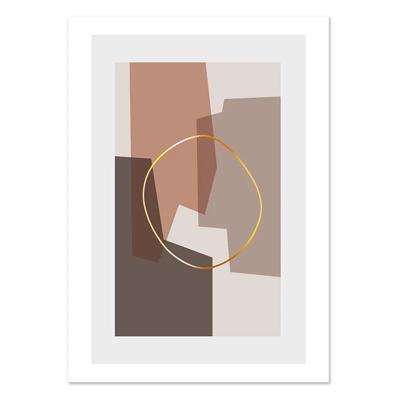 

Абстрактная геометрическая линия, цветные постеры и принты, настенная живопись на холсте, скандинавские настенные картины для гостиной, домашний декор 40x60cm No Framed