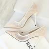 10cm Heels Mesh Hollow Lace Woman'S High Heels Sexy Party Shoes Thin Stiletto Heels Women'S Shoes Fashion Designer Women'S Shoes