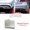 For Mercedes W212 Car Rear Bumper Tow Hook Cover Cap Accessory Replacment For Benz E Class E200 E230 E250 E260 E300 E350 E63 AMG
