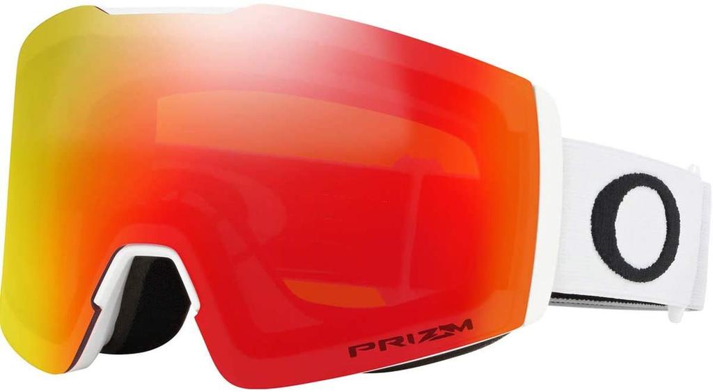 Oakley Goggles 0OO7103 Free Size Matte Torch Iridium White/Prizm