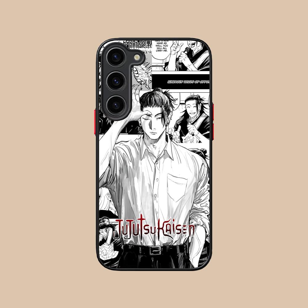 Jujutsu Kaisen Geto Suguru Silicone Mobile Phone Case for Samsung Galaxy S26 S25 S24 S23 S22 S21 Plus FE Ultra Colorful Cover
