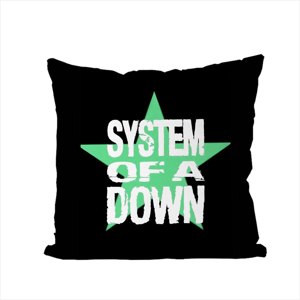 Band SSystem Of A Down Pillow Case For Car Sofa Decorative Home Doublesided Print Plush Square Throw Pillow Cushion Cover