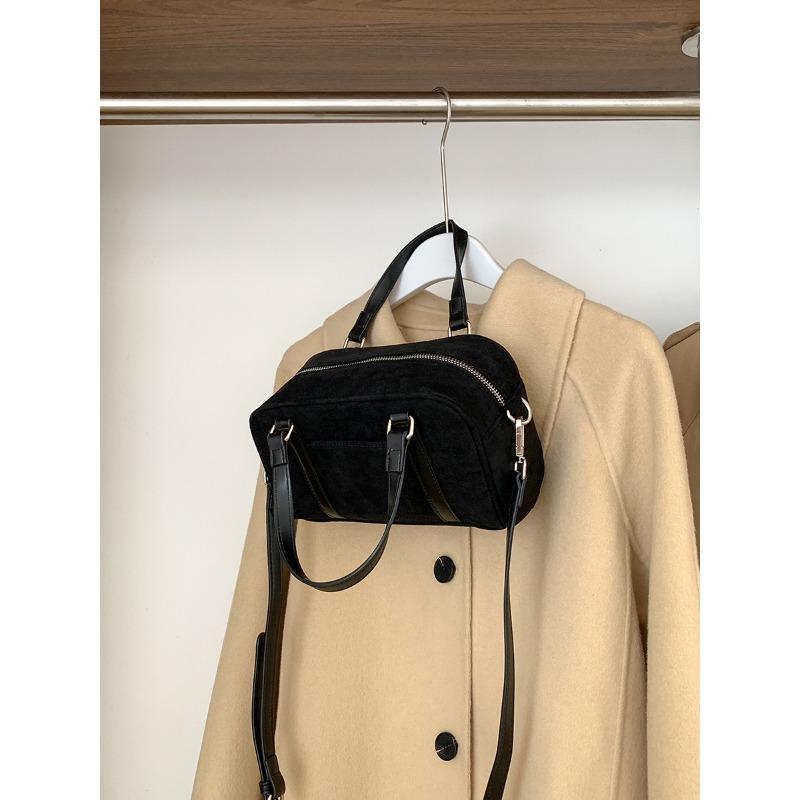 

Замшевая сумка осенняя универсальная темпераментная плюшевая на плечо сумка-мессенджер в стиле пэчворк ретро портативная маленькая квадратная сумка