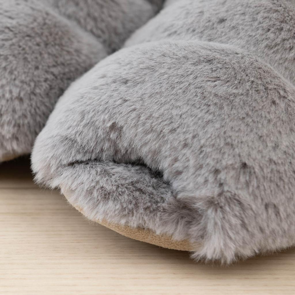 Senko Boappa Open Toe 25cm S.D.S Slippers, Gray,