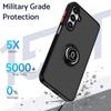 For Samsung Galaxy A16 5G Case SM-A166B Matte Magnetic Ring Holder Shockproof Armor Cases For Samsung  A16 A 16 5G Cover