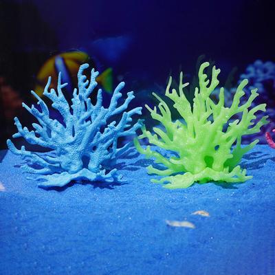 Rama de Coral Pequeña Planta Acuática Popular para Acuario Árbol de Coral de Simulación Set de Accesorios para Paisajismo de Tanques de Peces Adornos Decorativos