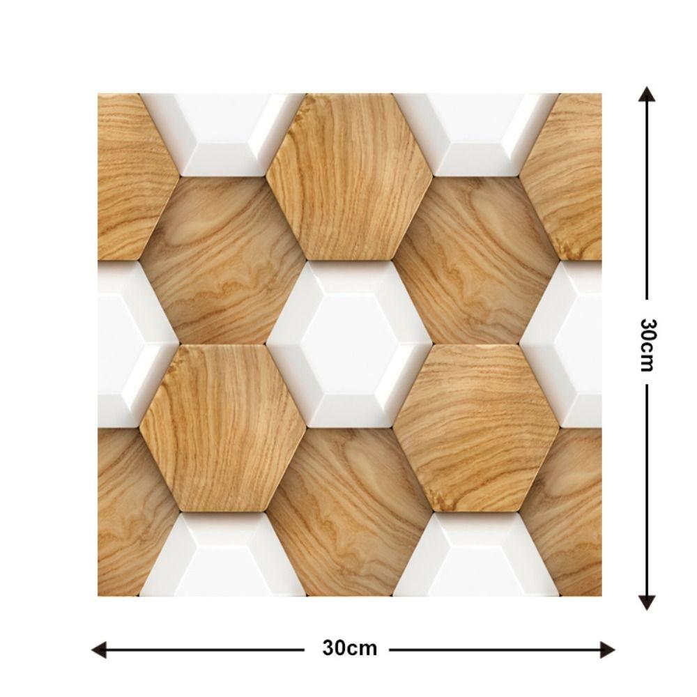 Kolej DIY Cihlový design pro nástěnnou dekoraci Nástěnná nálepka 3D Tapeta Pozadí Tapeta