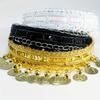 Elegant Belly Dance Hair Clip Headpiece, Handcrafted Mesh Coin-adorned Woven Headband, Suitable for Dancing