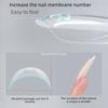 New 120pcs Nail Clear Rocket Shape Sandwich Dual Nail Forms Reusable Full Cover Dual Nail Molds Top & Bottom 2026 New Style