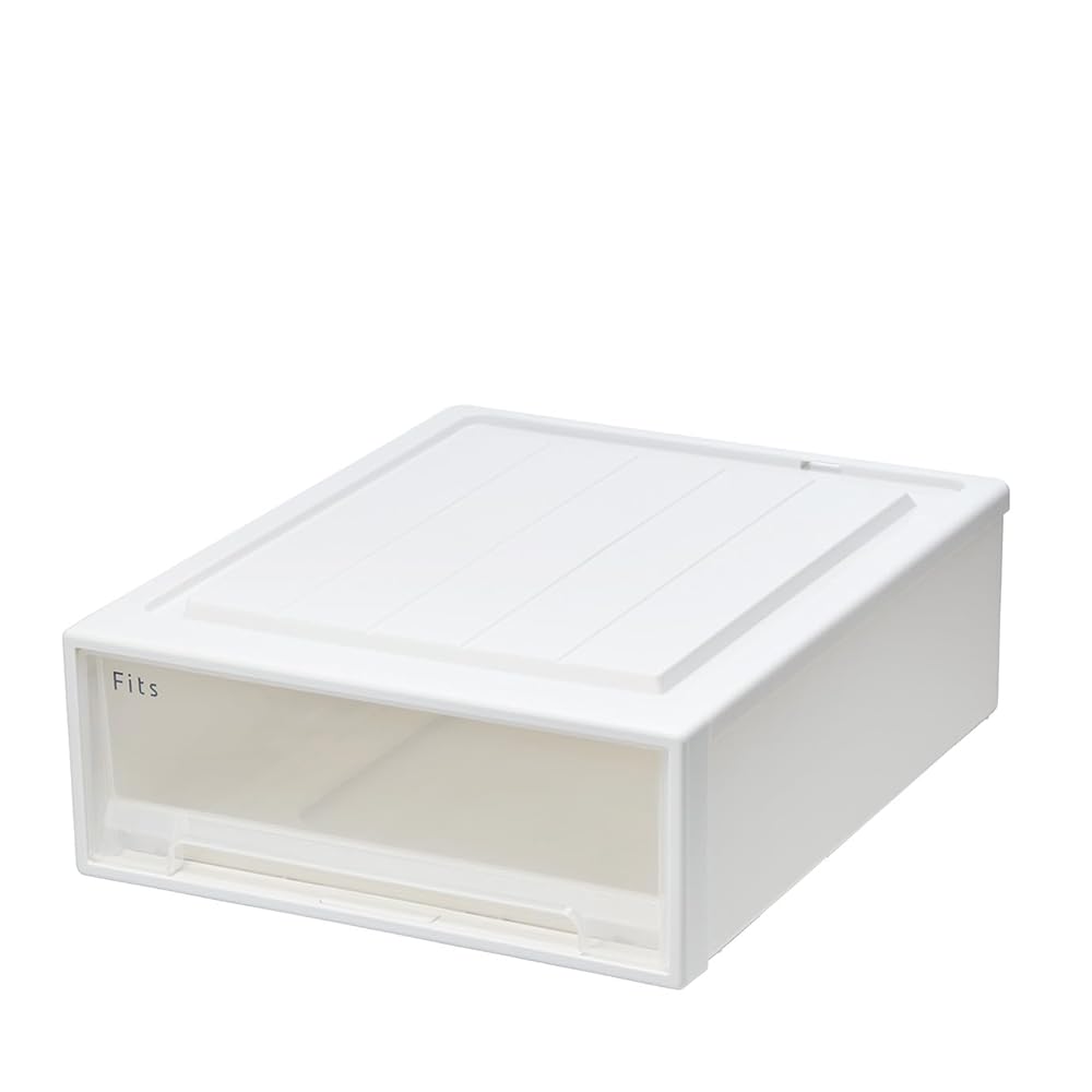 Tenma Fits Case Closet Storage Box, 44cm (W) x 53cm (D) x 18cm (H), Durable, Made in Japan, Made