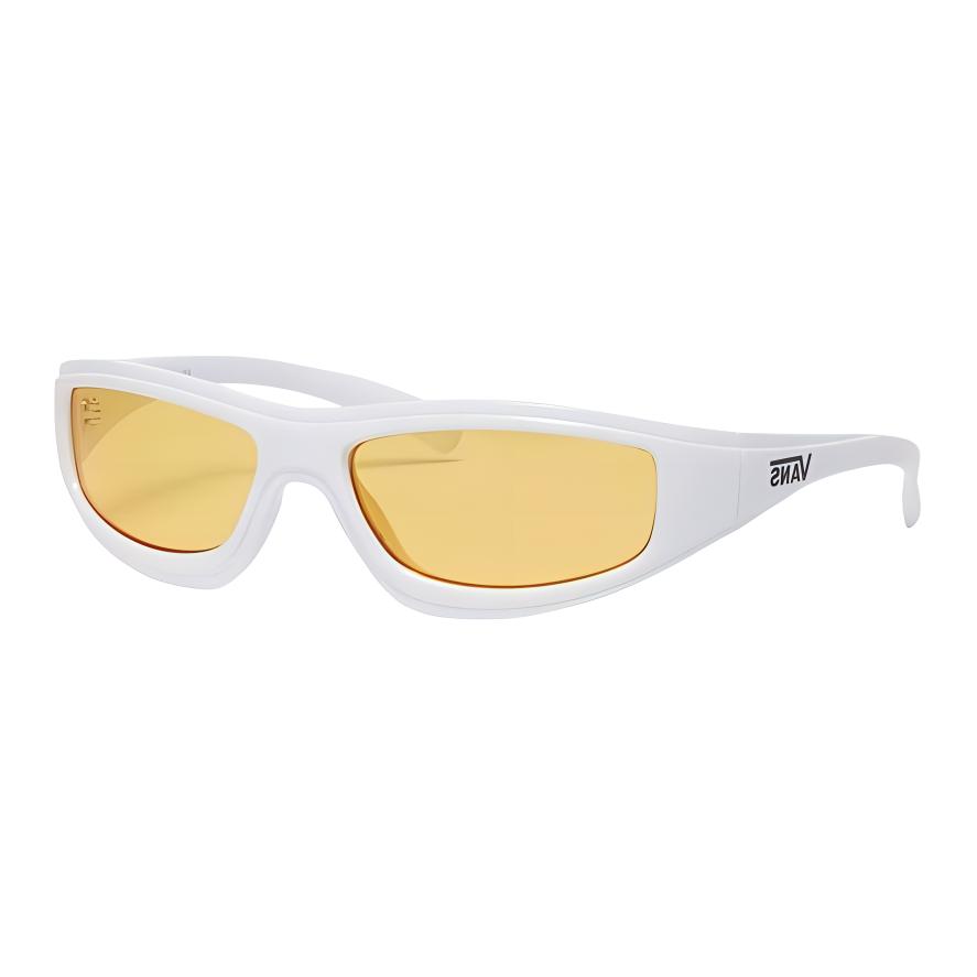 

Vans Unique Design Irregular Shape Sunglasses Unisex sunglasses White VN000GMZWHT1 -,White