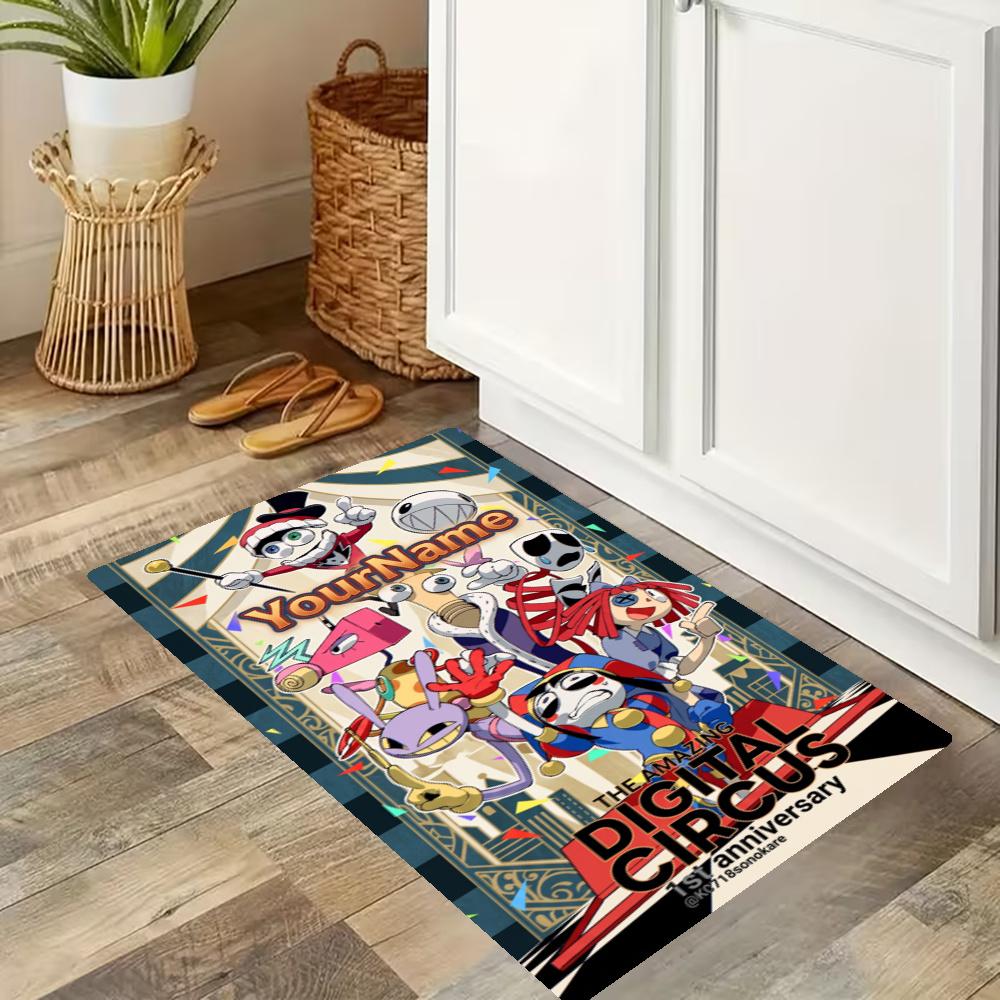 Digital Circus Customize Your Name Kitchen Rug Runner Rug Laundry Mat Hallway Entryway The Best Gift Choice