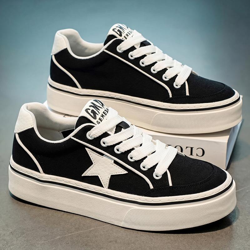 New Men's Classic Four Seasons Fashion Low Top Skateboarding Shoes Comfortable Soft Sole Sneakers