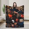 Warm Soft BlanketsGirls Boys Decorative Homelander Throw Blanket The Boys TV Flannel Bedspread Sofa Bed Cover