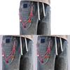 Hip Hop Girl Metal Chain Waist Accessory With Lobster Clasp For Trendy Denim Pants
