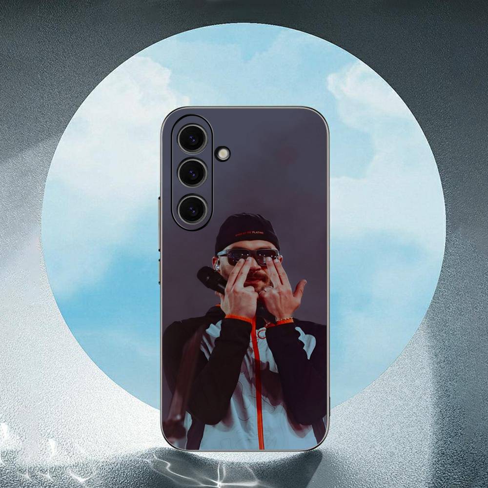 J-JuL-L Luxury Black Phone Case For Samsung Galaxy S23 S24 S25 Ultra S22 Plus S21