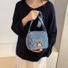 Kätzchen Bestickt Handy Tasche Jeans Tasche Damen Schulter Crossbody Tasche