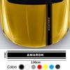 HAT1 Car Front Bonnet Hood Stickers Vinyl Decals Exterior for Volkswagen VW Amarok Emblem Body Anti Scratch Film Stripe Accessories