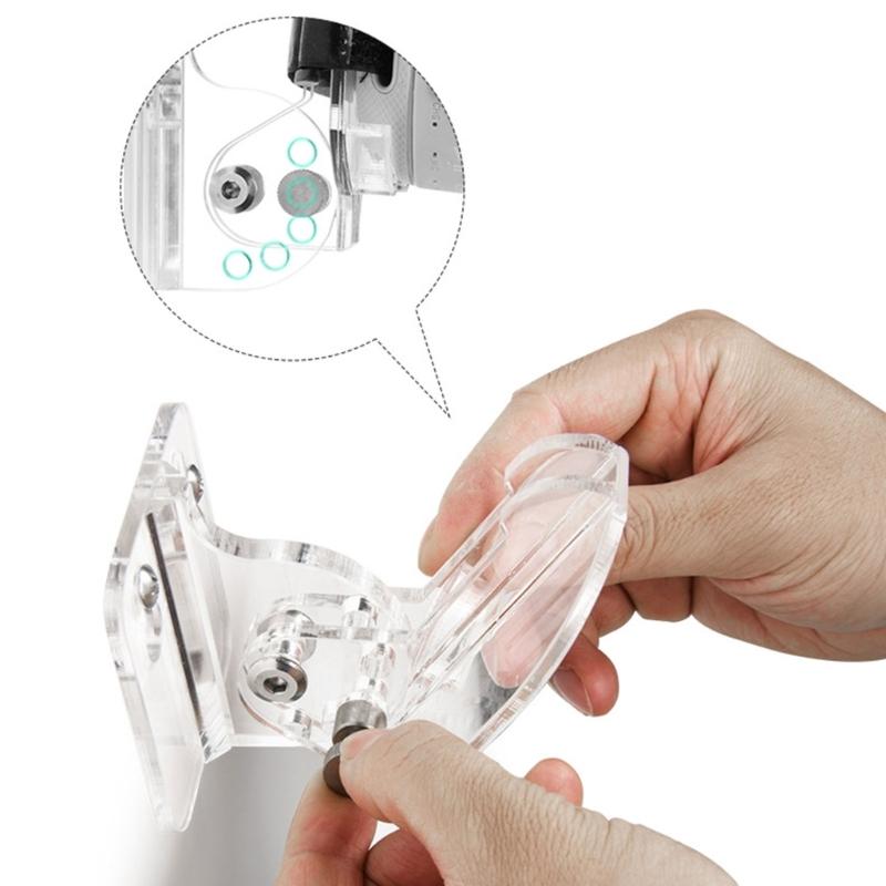 Space Saving Speakers Shelf, Secure Acrylic Wall Bracket for SRS-XB13/XB100 Portable Bluetooth-compatible Speakers