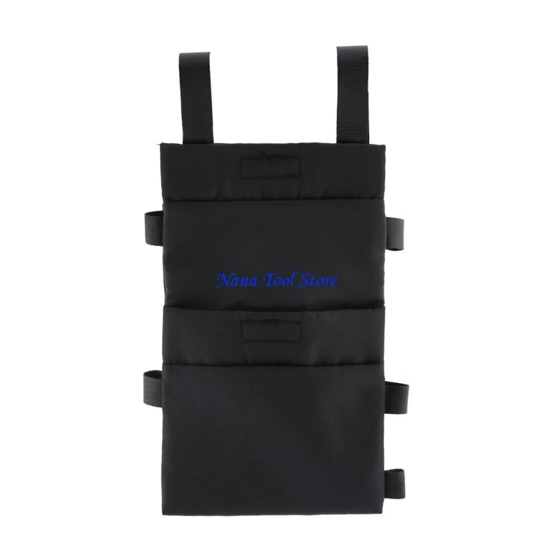 31GJ Portable Walking Water Bottle Bag Ergonomic Design Double Pockets Secure Fastening Lightweight