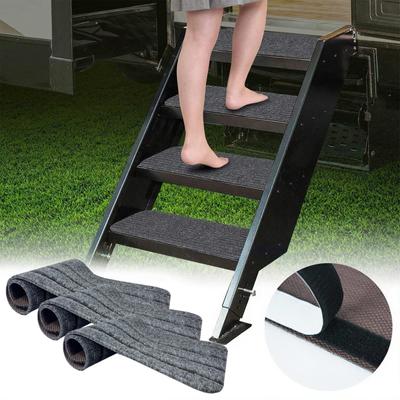 Housse d'Étape pour Camping-car 3 Pièces Tapis d'Étape pour Camping-car Extérieur Résistant aux Intempéries Tapis Antidérapant Pour Hiver Terrasse Extérieure Camping-cars Caravanes Voyage
