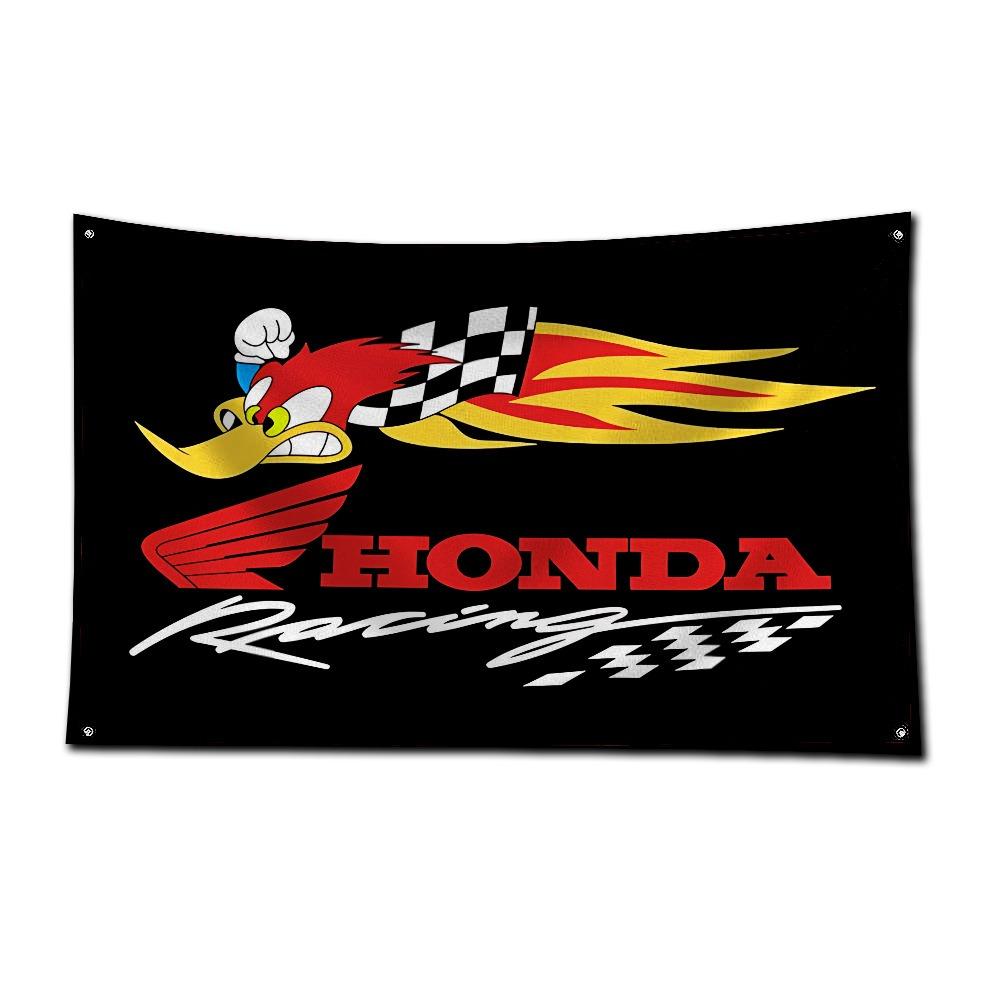 Fahsion H-Hondas Large Size Flags Printing Patterns Family Gatherings Outdoor Atmosphere Flags Camping Party Decorations Banners akx256