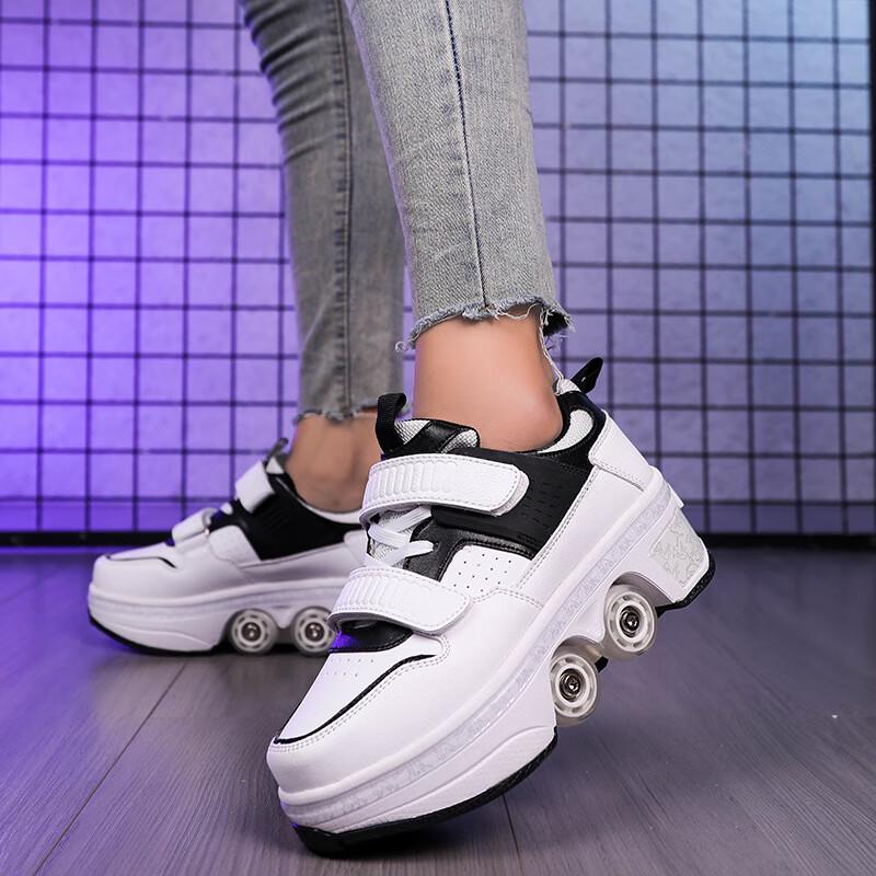 Bozong Retractable Wheel Skate Shoes