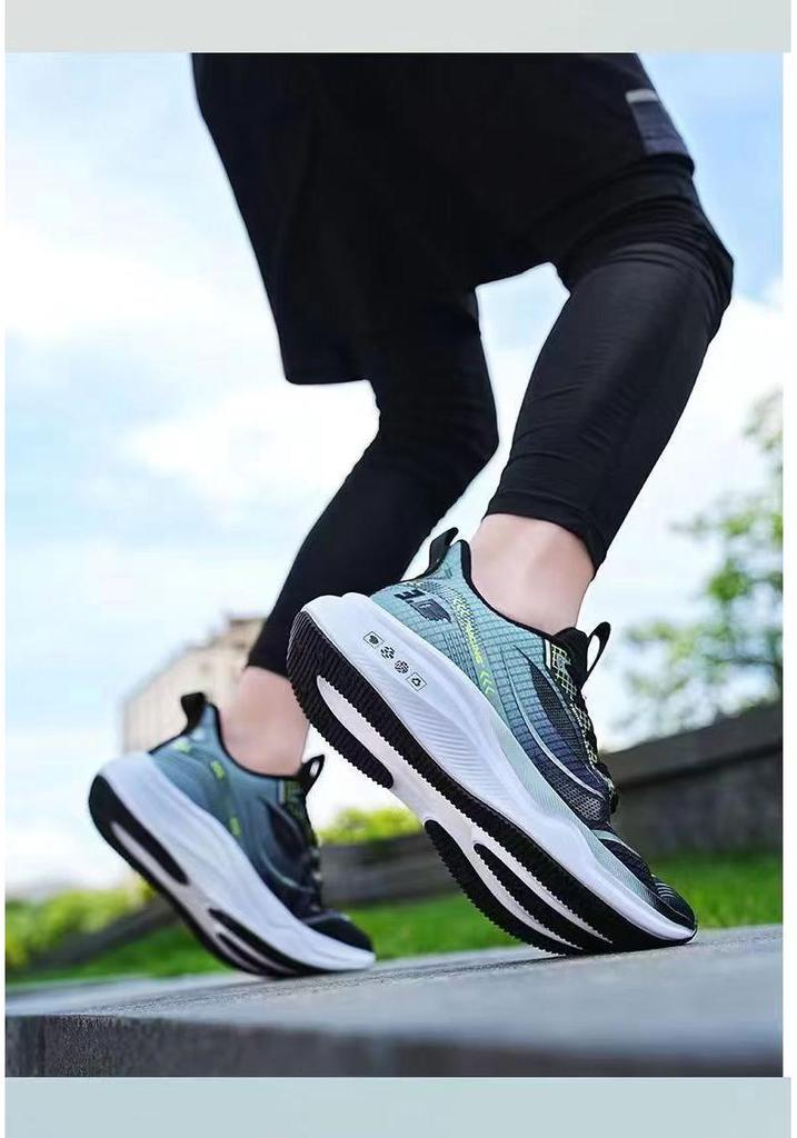 Plus Size Men's Trendy Running Shoes - Outdoor Versatile, Fashionable Mesh Breathable Casual Sneakers