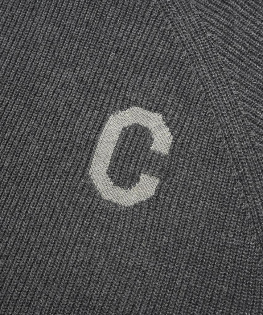 COVERNAT Middle C Logo Crewneck Knit Melange Gray