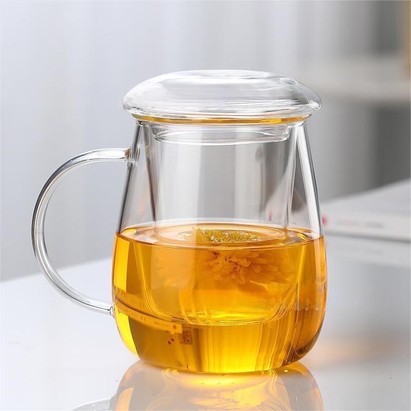 Shangqi High Borosilicate Glass Tea Infuser Mug