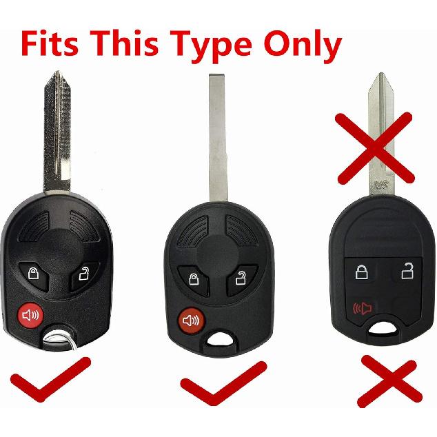 Rpkey Silicone Keyless Entry Remote Control Key Fob Cover Case protector Replacement Fit For Ford Escape Transit Connect OUCD6000022 164-R8007