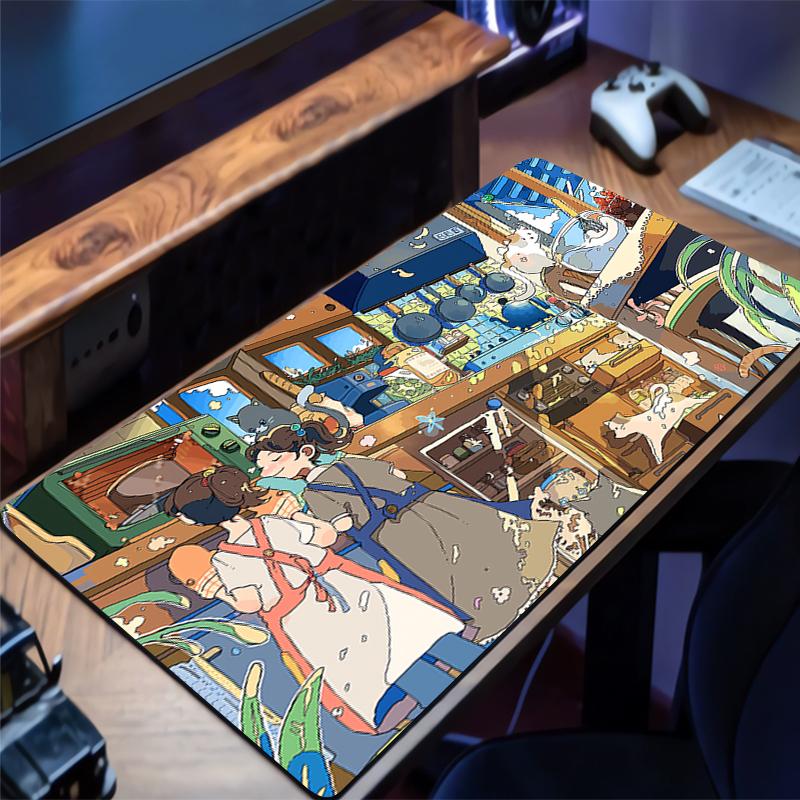 Mouse Pad Mini PC Underwater World Desk Mat Non-Slip Rubber Laptop Playmat Office Computer Gaming Accessories for Gamer Mousepad