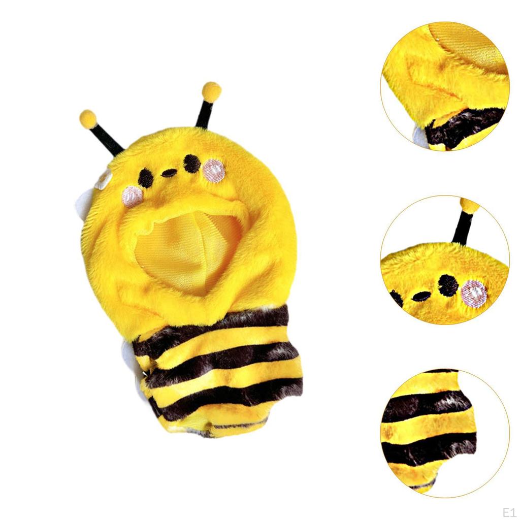 Doll Clothes Romper Bee Jumpsuit Stylish Detachable Soft DIY Toy Cute Dress Up Pendant